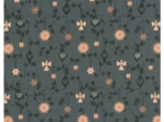 Cotton fabric ex2559 christmas anthracite star angels