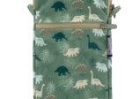 Quilted phone pocket jurassic dino