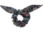 Bunny ear Scrunchie nuit féline