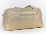 Weekend bag  golden linen