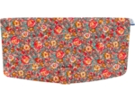 Flap of shoulder bag peach flower