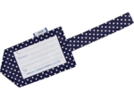 Luggage Tag navy gold star