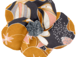 Flower petal hair slide small  coton d'or