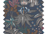 Cotton fabric ex2432 navy exotic forest