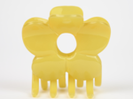 Large Flower Hair Clip butter yellow