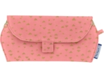 Glasses case powdered gold triangle