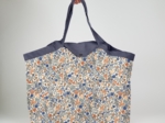 Tote bag with a zip comptine enchantée