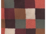 Moumoute fabrics ex2658 brick sherpa checkerboard