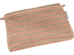 Tiny coton clutch bag bronze copper stripe 
