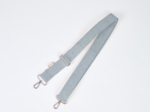 Narrow shoulder strap iridescent denim