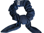 Bunny ear Scrunchie light denim