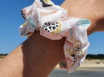 Scrunchie coquillages et crustacés