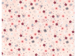 Cotton fabric ex2219 grey and pink flowers