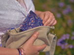 Compact wallet lavandula