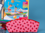 Pencil case ladybird gingham