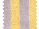 Bamboo terry fabric ex2538 lemon and lilac stripes