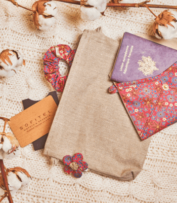 Little envelope clutch poppy